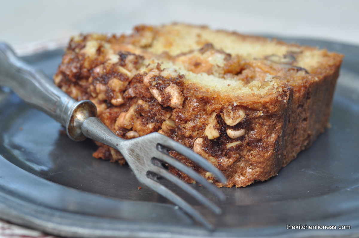 The Kitchen Lioness Teatime with Ottolenghi with Walnut & Halva Cake