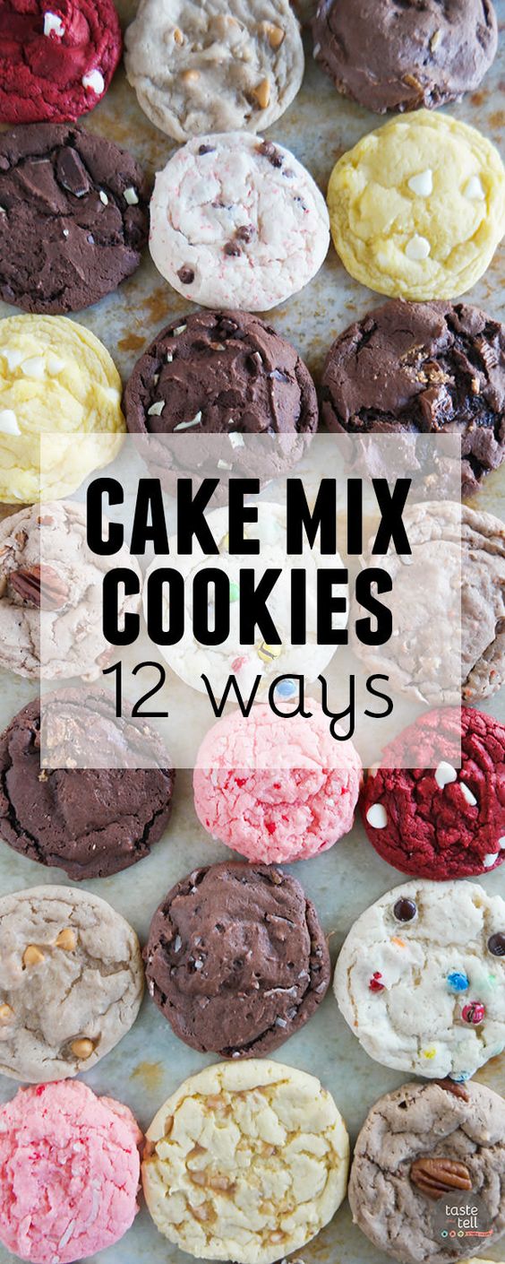 Cake Mix Cookies Food Inspiration Healthy