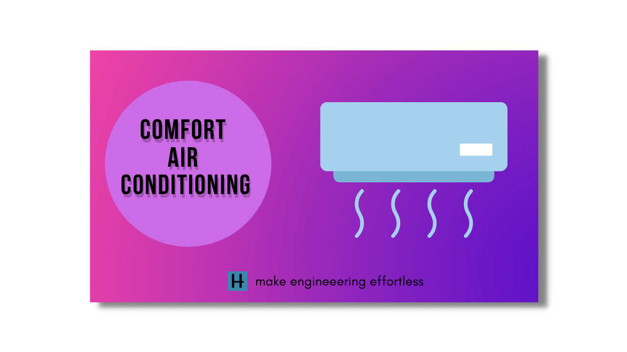 Comfort Air Conditioning Definition, Factors And Comfort Chart