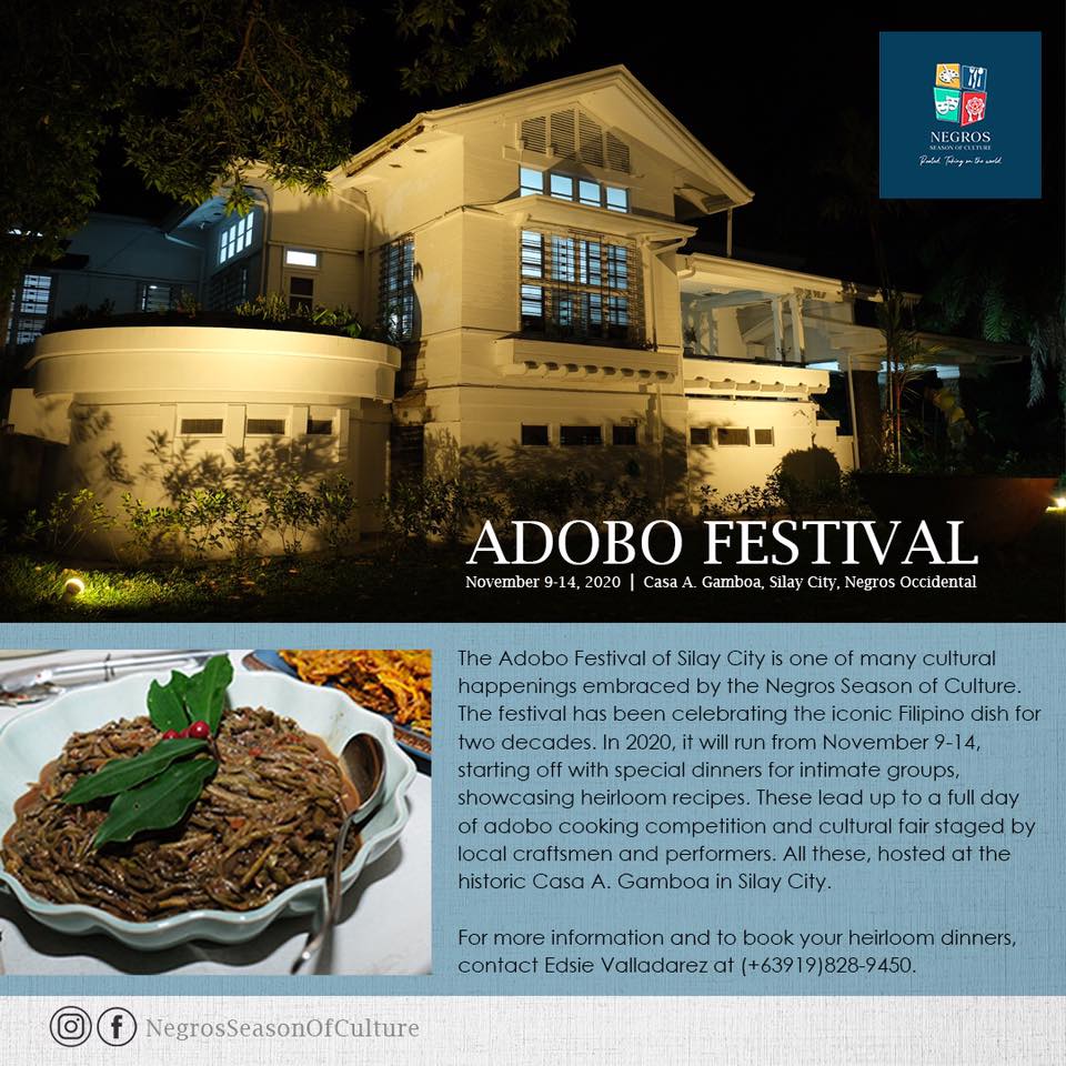 ADOBO Festival at the Casa A. Gamboa in Silay