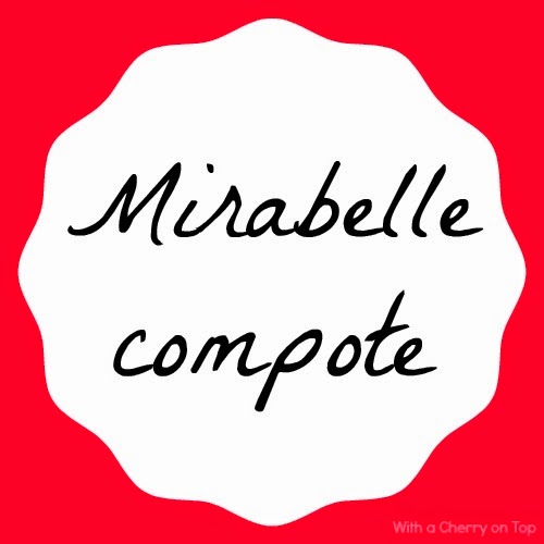 With Glitter on Top Mirabelle compote