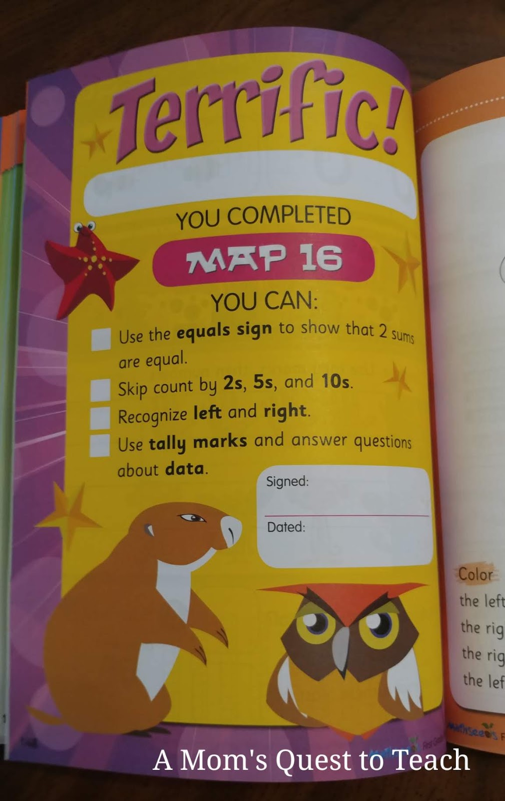 A Mom's Quest to Teach Mastering Math Skills for First Grade A Review of a Reading Eggs Workbook