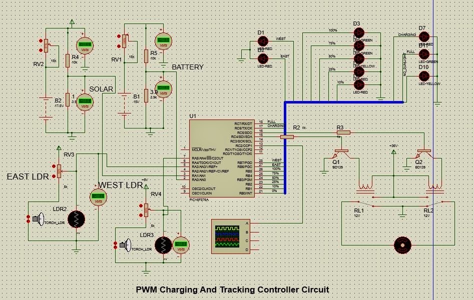 Solar Power Optimizer Circuit Diagram