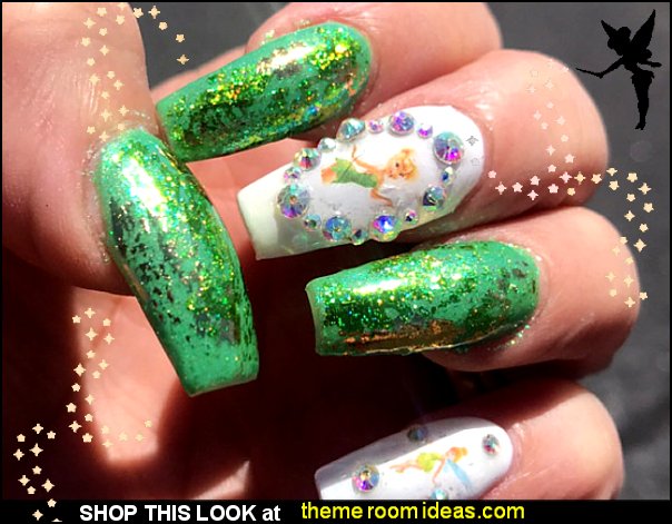 Tinkerbell Fairy nail stickers Tinkerbell Fairy nail decals Tinkerbell nail designs Tinkerbell Fairy nail stickers Tinkerbell Fairy nail decals Tinkerbell nail designs tinkerbell nail art