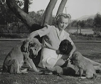 Carole Landis With Her Dogs