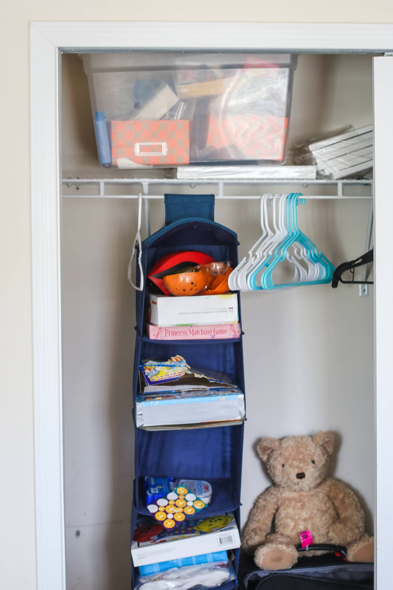 How to Turn a Cluttered Closet into Organized Craft Storage Pretty Real