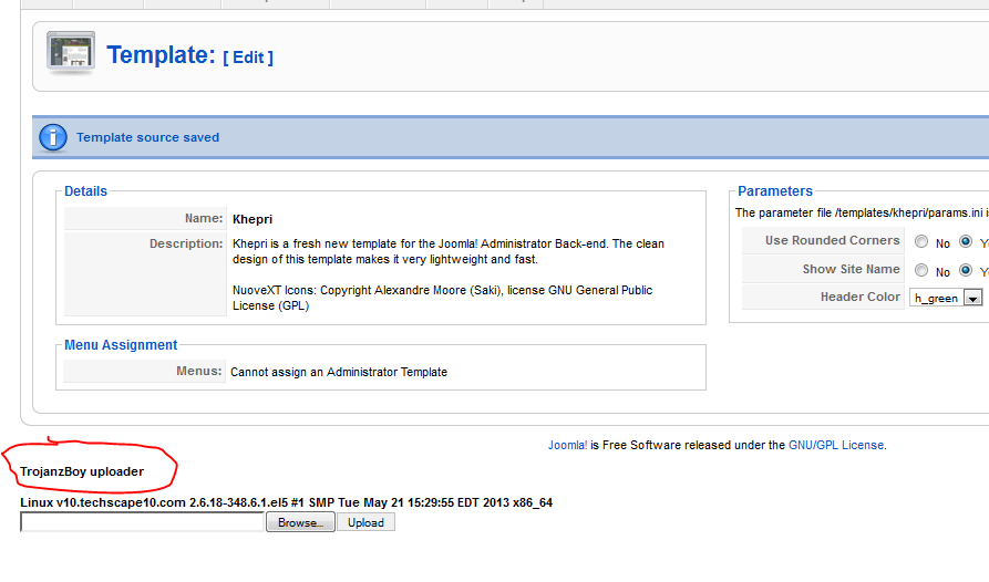 Cara Upload Shell Backdoor Dengan Joomla