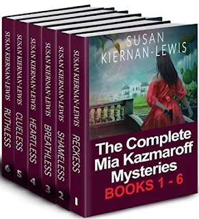 The Complete Mia Kazmaroff Mysteries, Books 1-6 promotion Susan Kiernan-Lewis