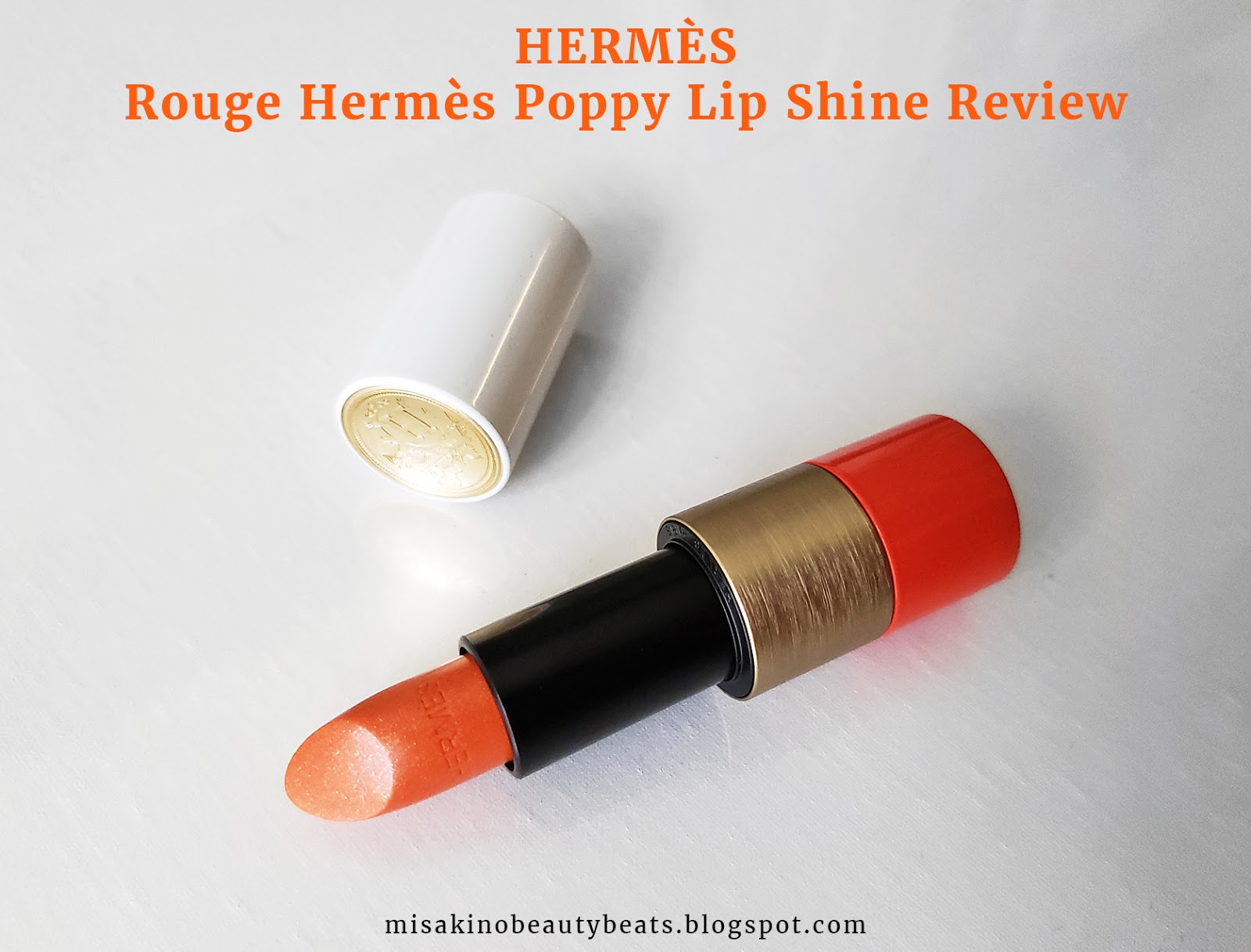 Rouge Hermes Shiny Lipstick Review - The Beauty Look Book