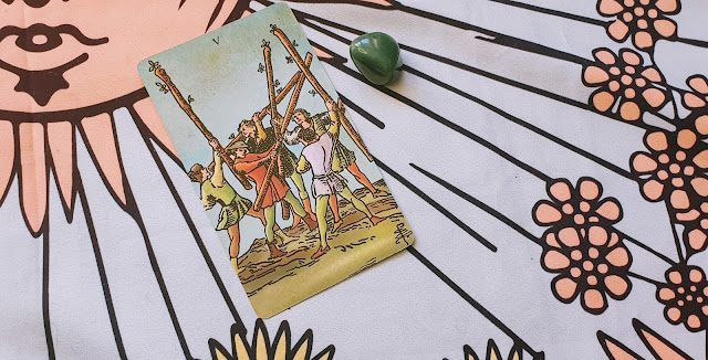 5 Of Wands - Radiant Wise Tarot