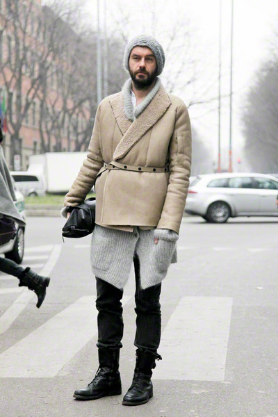 COOL CHIC STYLE to dress italian: Streetfashion Milan Menswear FW2012