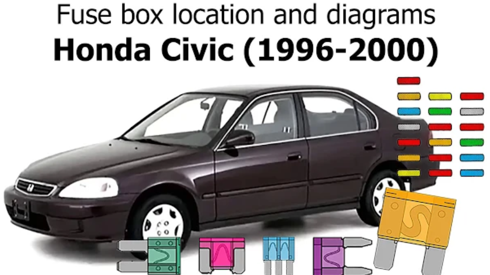 96 Civic Fuse Diagram / 96 Civic Cabin Fuse Box - Wiring Diagram