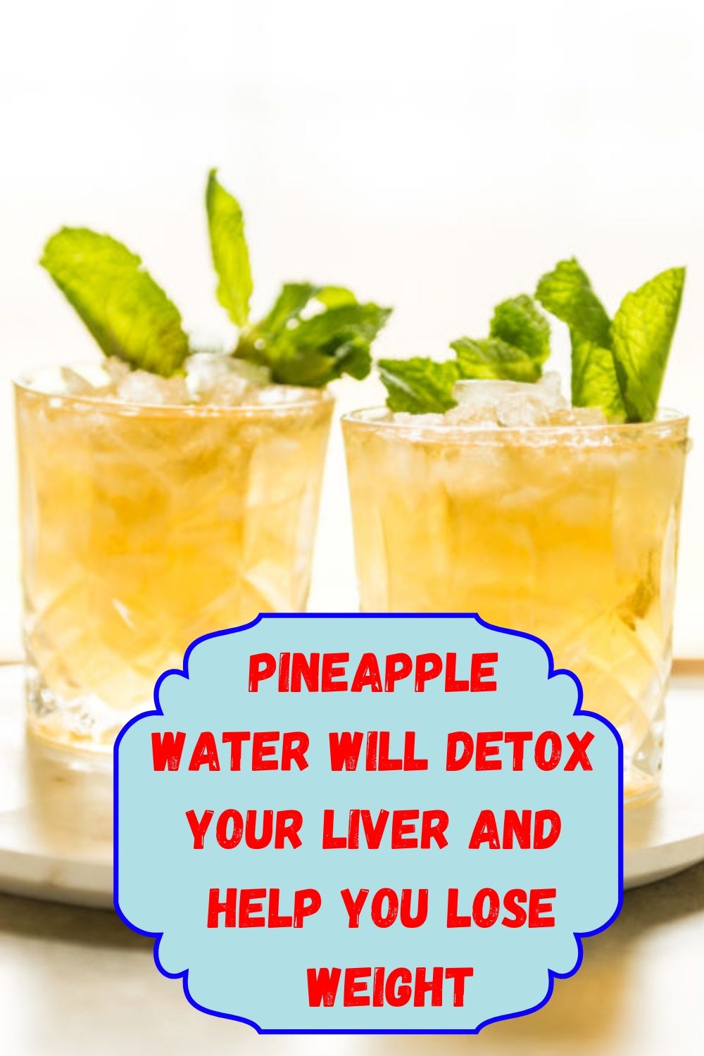Pineapple Water Will Detox Your Liver. Help You Lose Weight .. Reduce