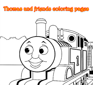 coloring thomas friends