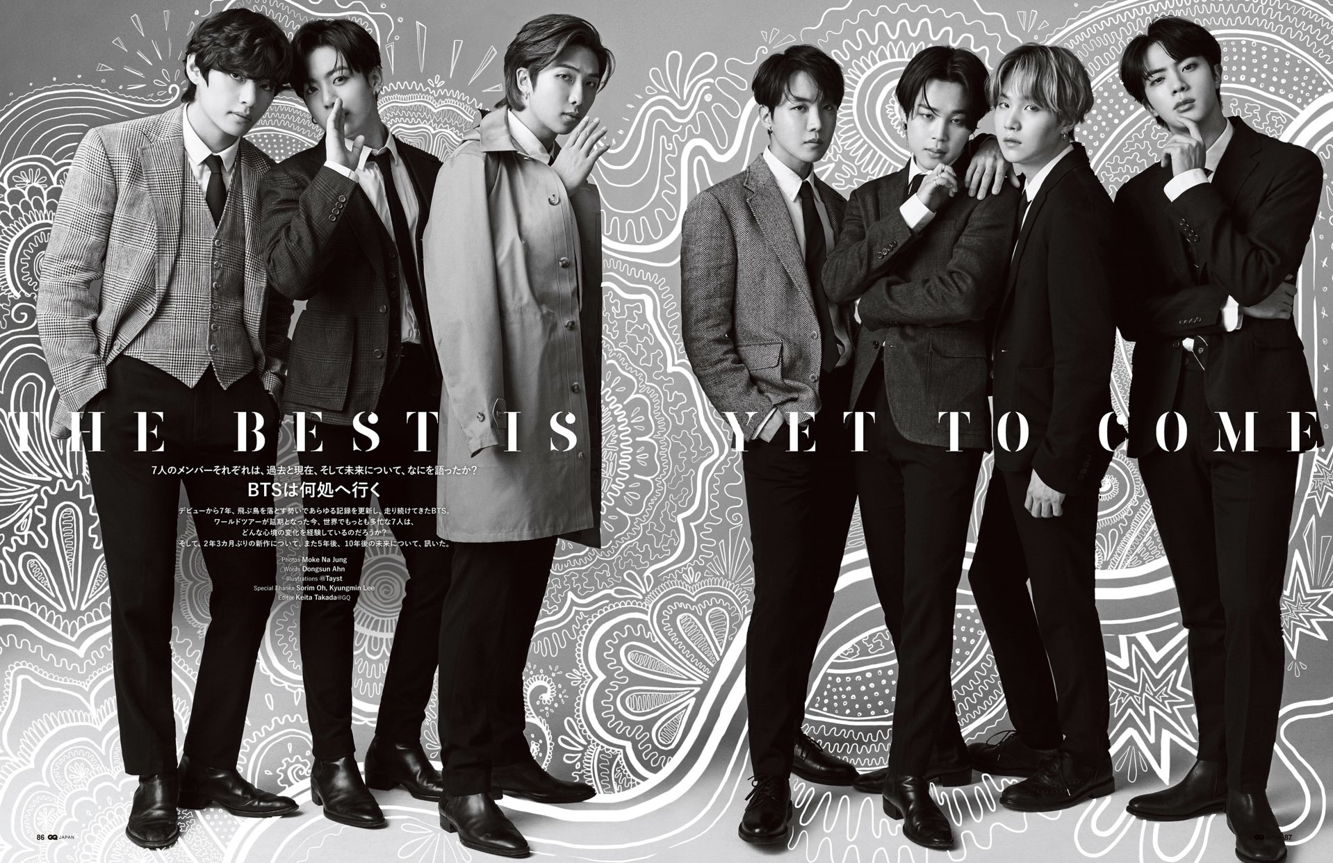 Nuna Kookie: [Scan] BTS x GQ JAPAN MAGAZINE AUGUST 2020 ISSUE NO.202