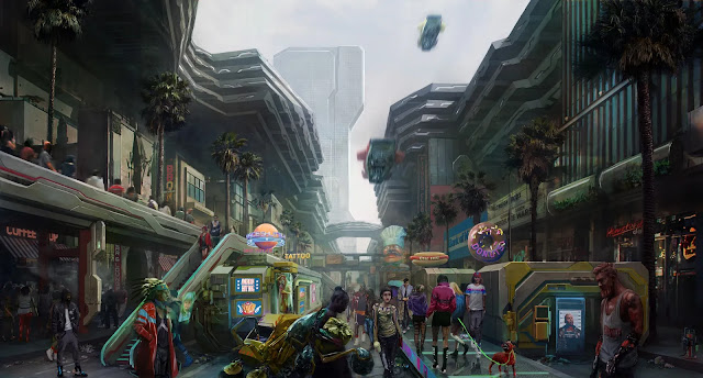 لعبة Cyberpunk 2077 تستعرض منطقة Heywood في مدينة Night City 