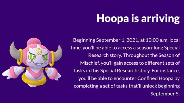 Pokemon Go Hoopa Release Date Bonuses Research Story More