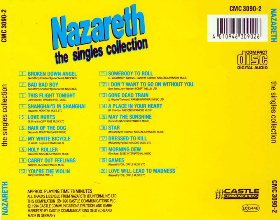 Nazareth nazareth треки. Nazareth "the Singles". Nazareth Greatest Hits 1975. Nazareth "the Anthology (2cd)". Nazareth morning Dew.