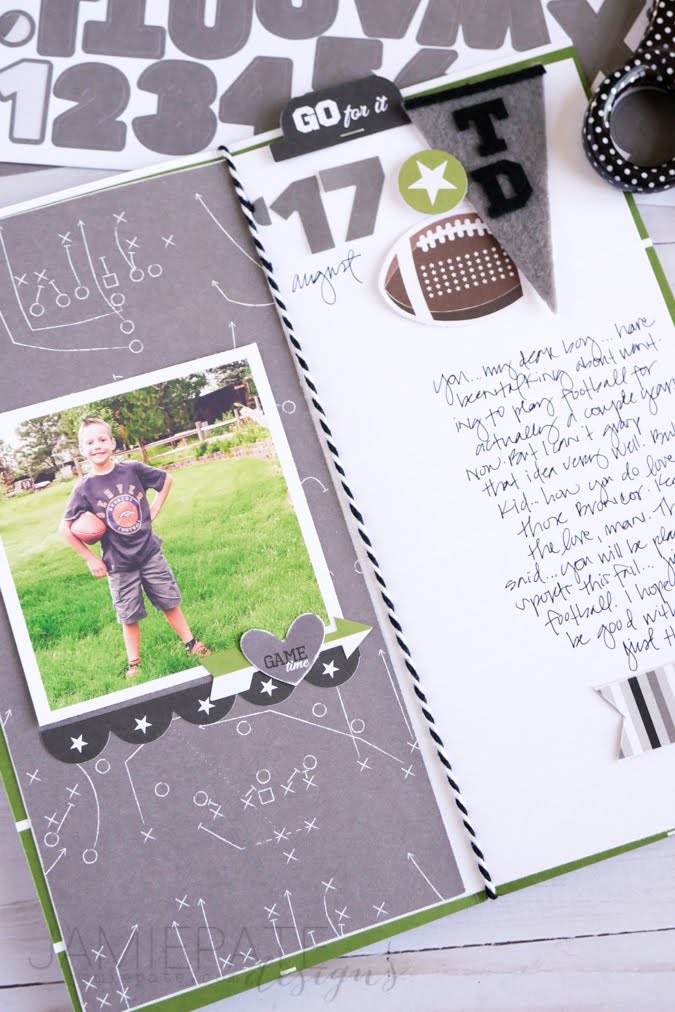 How To Create a Sports Traveler's Notebook by Jamie Pate  |  @jamiepate for @bellablvd