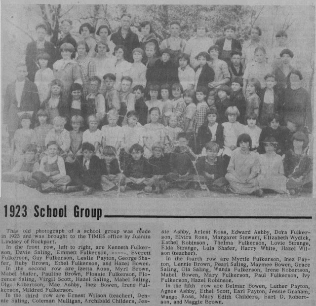 Ohio County, Kentucky History Unknown school 1923