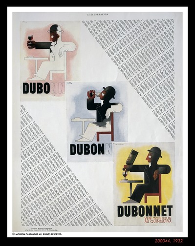 b i j o u l e t o r d: dubo . . . dubon . . .dubonnet . . . AM Cassandre