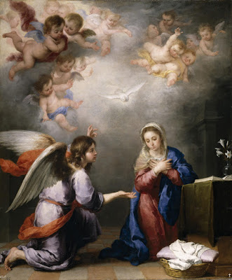 La Anunciación - Hacia 1660 - Murillo- Museo del Prado