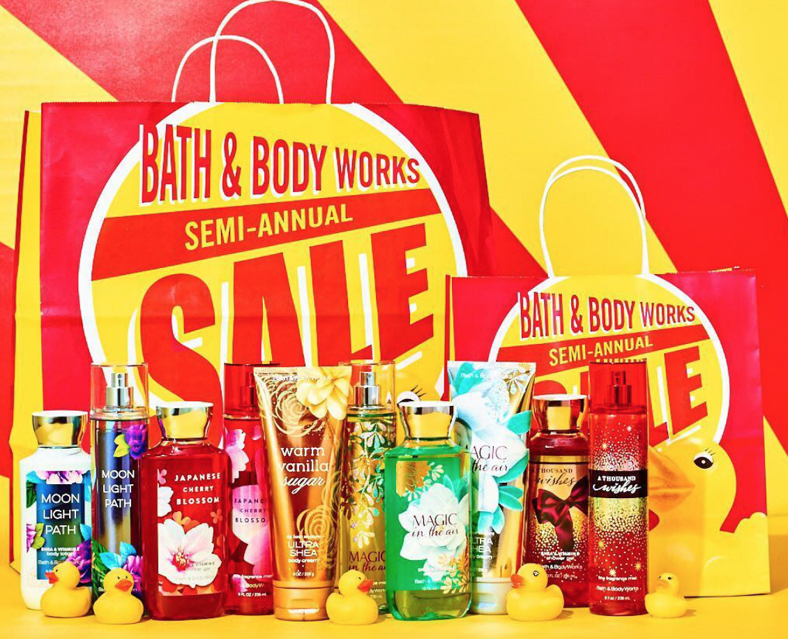 SemiAnnual Sale Bath & Body Works Pretty Makeup Place