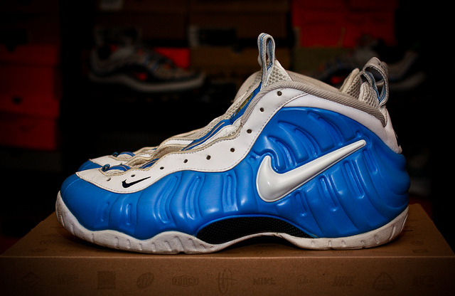 Buy Cheap Nike Air Foamposite Pro Varsity Royal Blue Black 62404