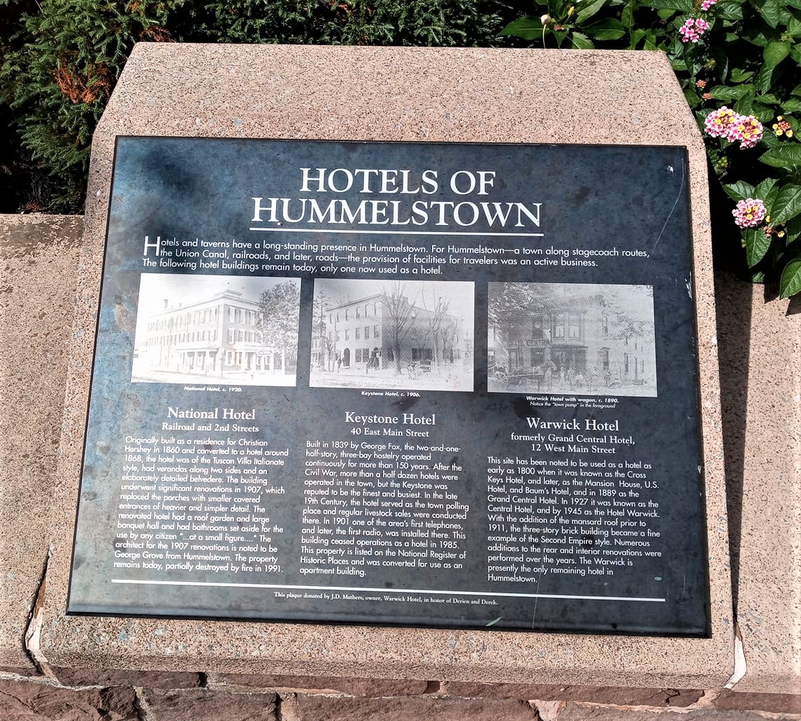 Pennsylvania & Beyond Travel Blog The Historic Warwick Hotel in Hummelstown