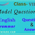 Model Question -4 | English | Class 8  | Question & Answer | Grammar 