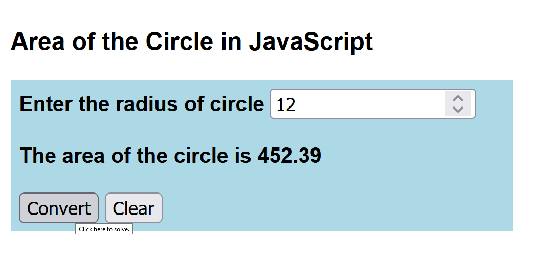 Free Programming Source Codes and Computer Programming Tutorials: Area ...