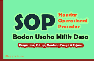 Contoh SOP Badan Usaha Milik Desa