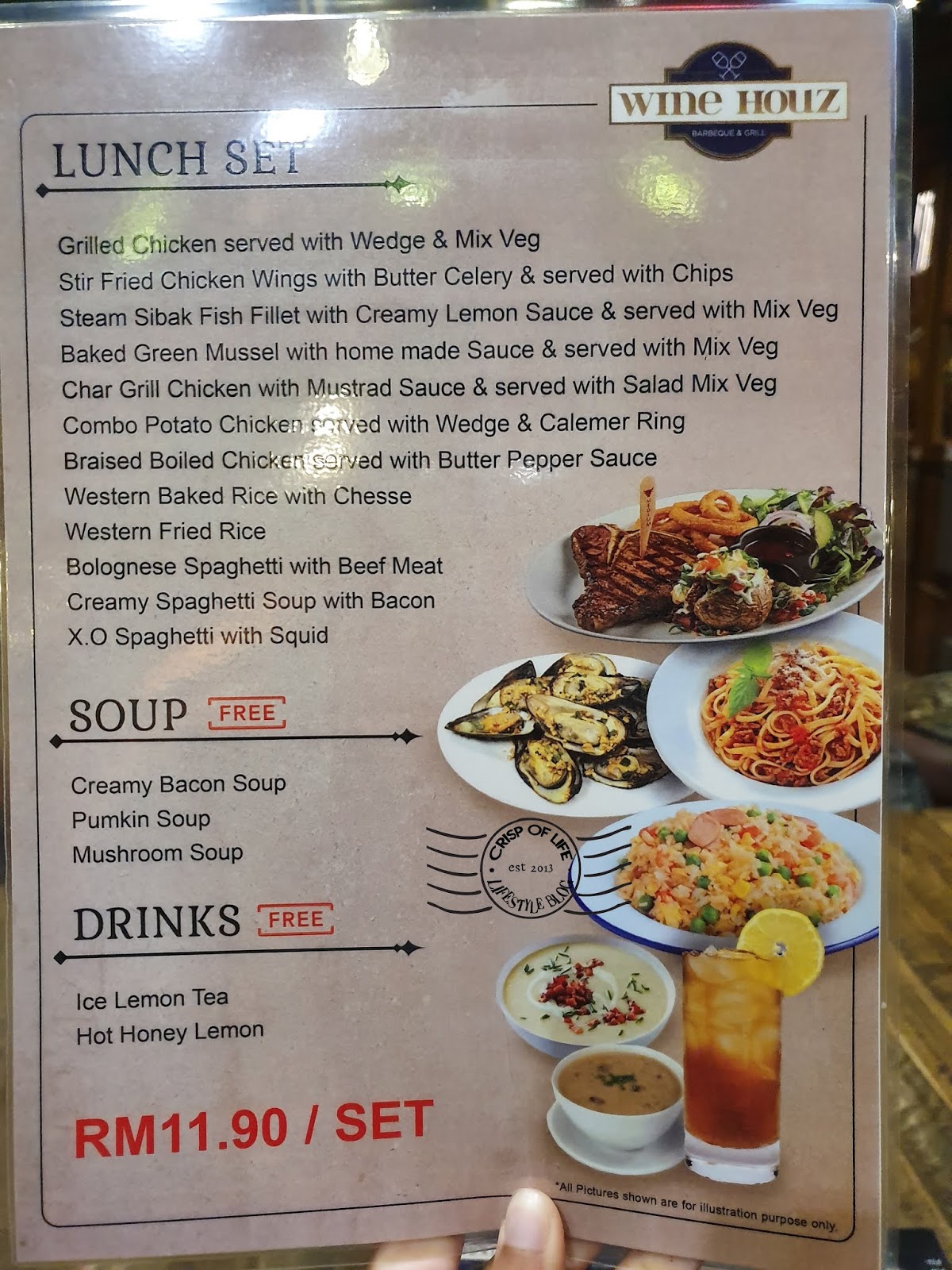 Wine Houz Penang Time Squares Crisp of Life