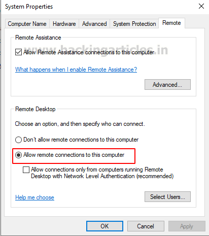 RDP penetration testing port 3389