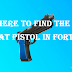 Where to Find Combat pistol fortnite Season 8