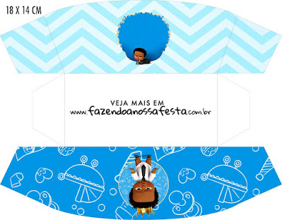 The Boss Baby Afro: Free Printable Boxes.