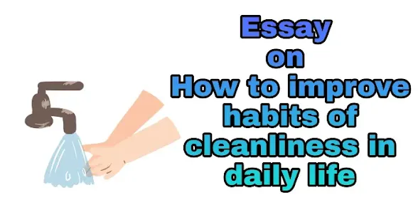 Essay on how to improve habits of cleanliness in daily life