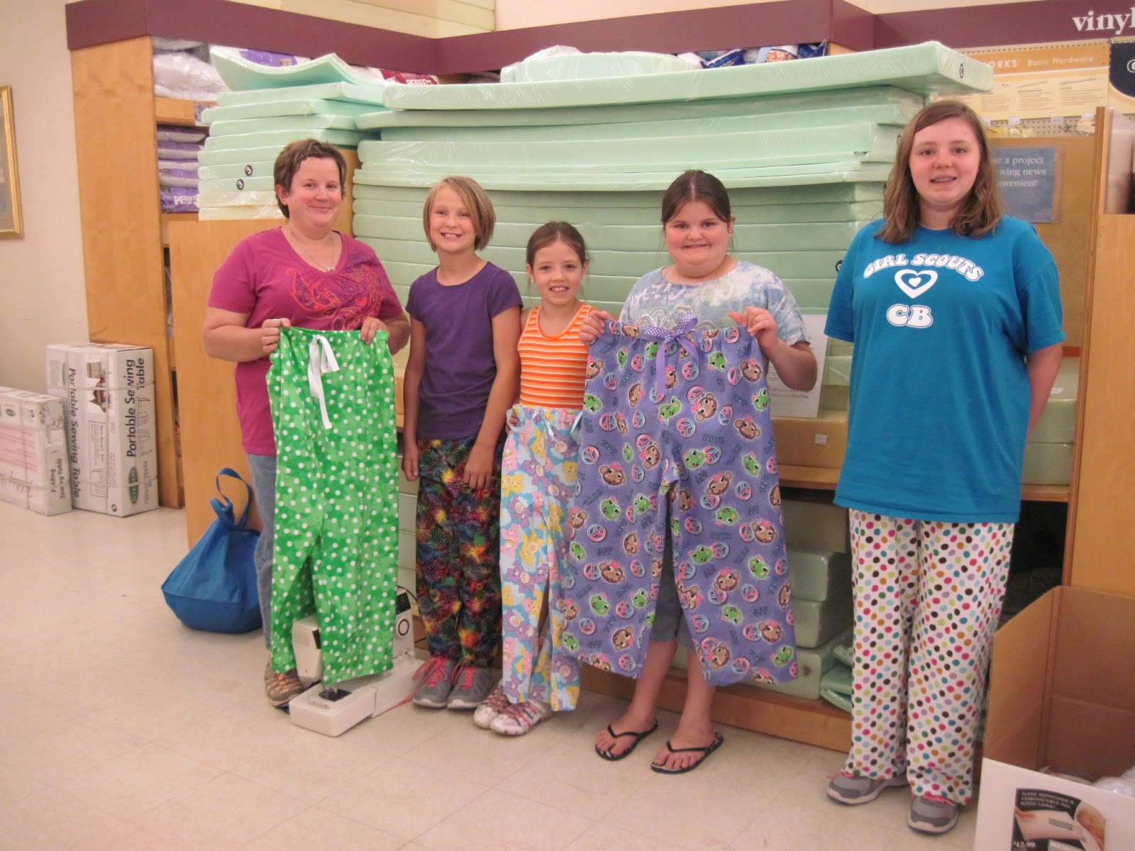 Girls Chippewa Calling Camp Teddy Camp Flannel Pants