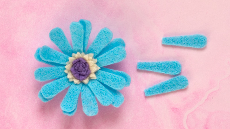 diy felt gerbera daisy tutorial