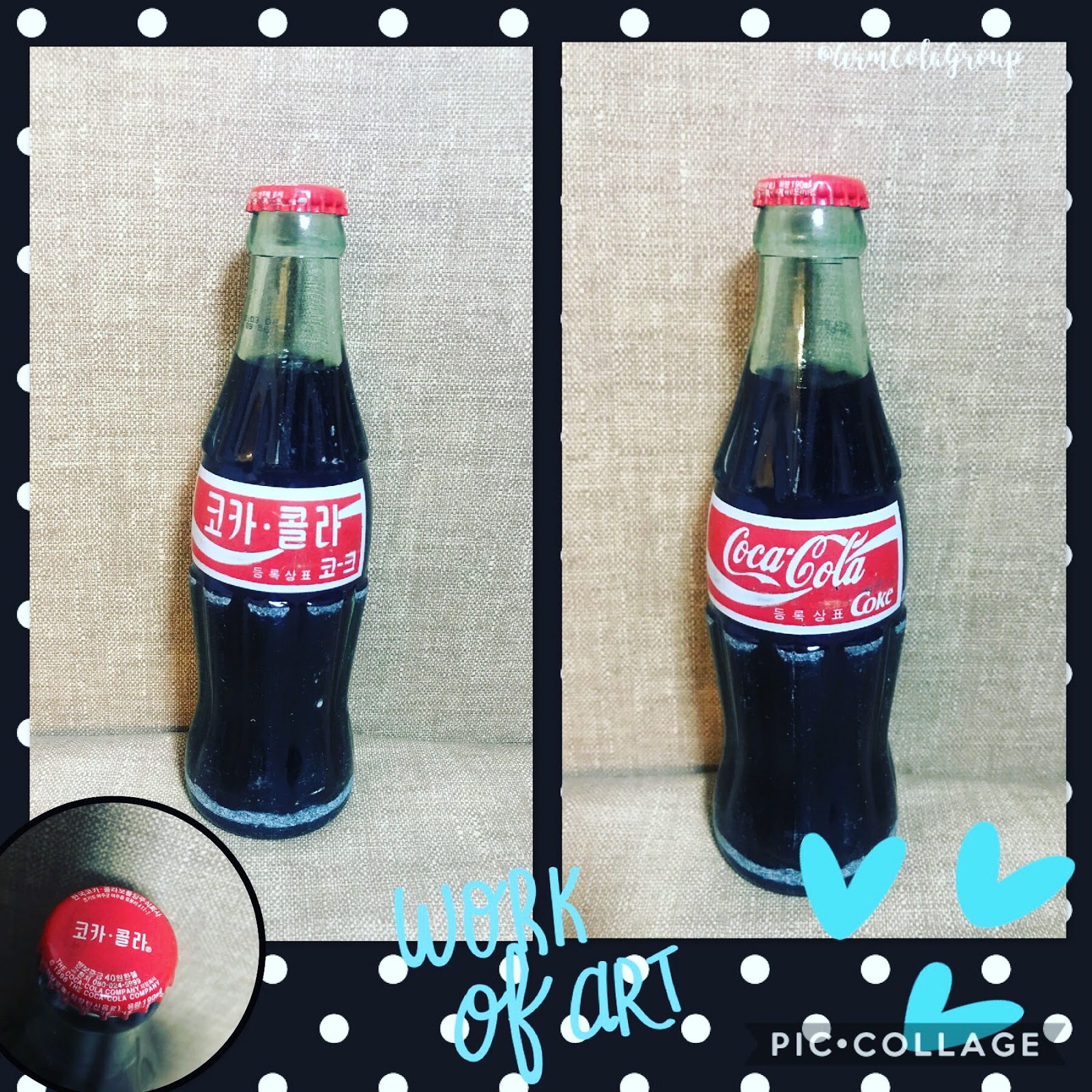 Always My Happy Coca Cola CocaCola Korean Logo Returnable ACL Contour