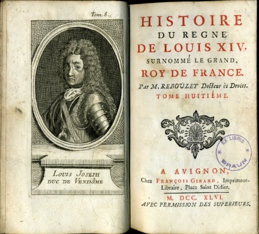 1746 HISTORIA DEL REINO DE LUIS XIV REY DE FRANCIA