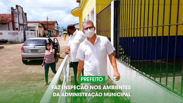 Carutapera: Prefeito Dr. Airton Marques inspeciona prédios públicos do município 