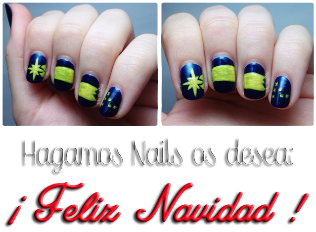 Felices Fiestas by Hagamos Nails