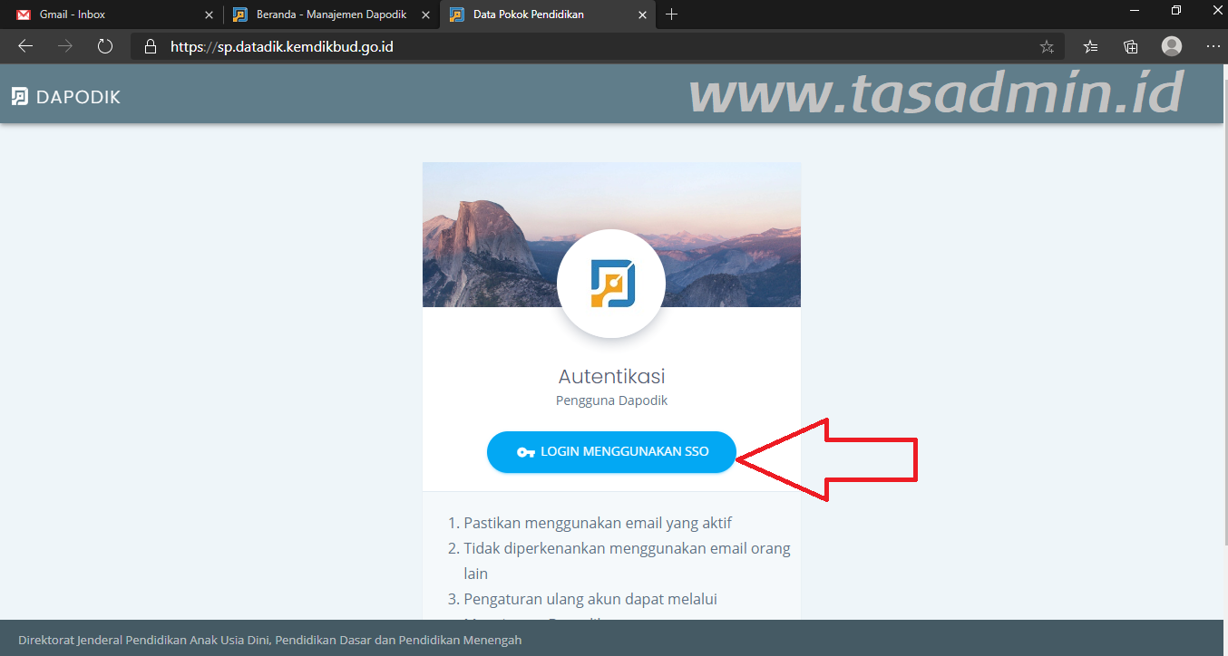 Cukup Mudah Cara Verifikasi Akun Dapodik 2021 tasADMIN