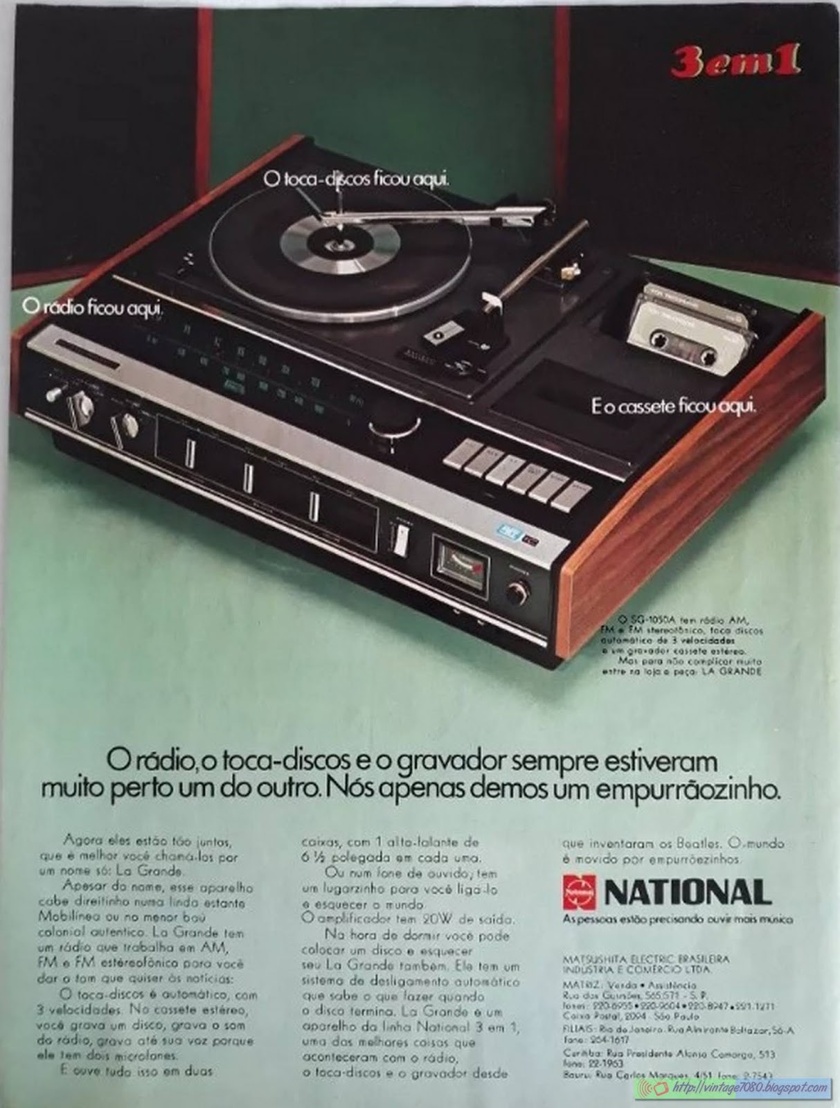 Vintage 70 80: Panasonic 11