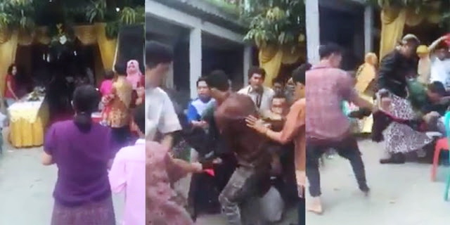 Tidak Rela Mantan Pacar Menikah, Pemuda Ini Mengamuk Di Resepsi Pernikahan. Lihat Bagaimana Nasibnya