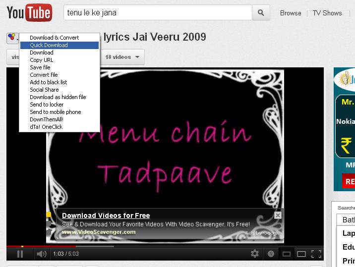 Download Video Faster Using DownloadHelper