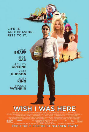 Wish I Was Here Zach Braff poster cover