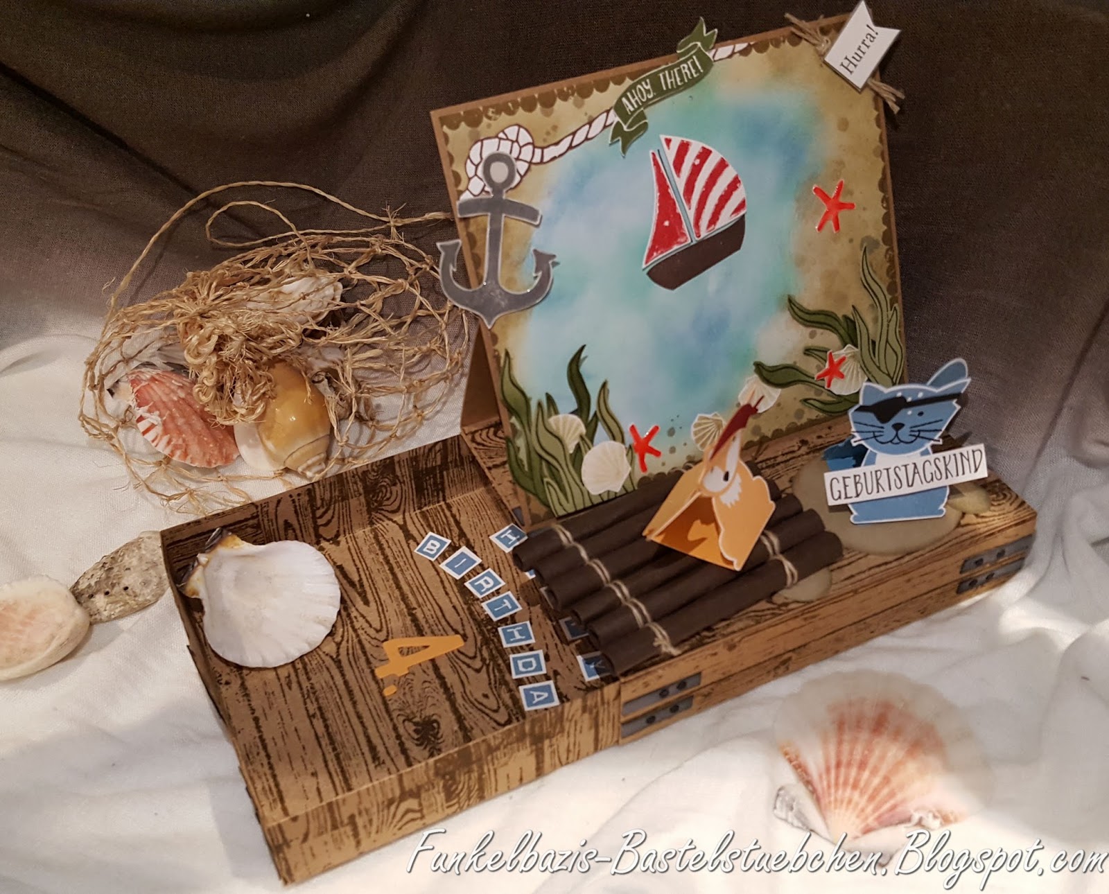 Funkelbazis Bastelstübchen: Die Piraten sind los - Kapitän Blaubeere