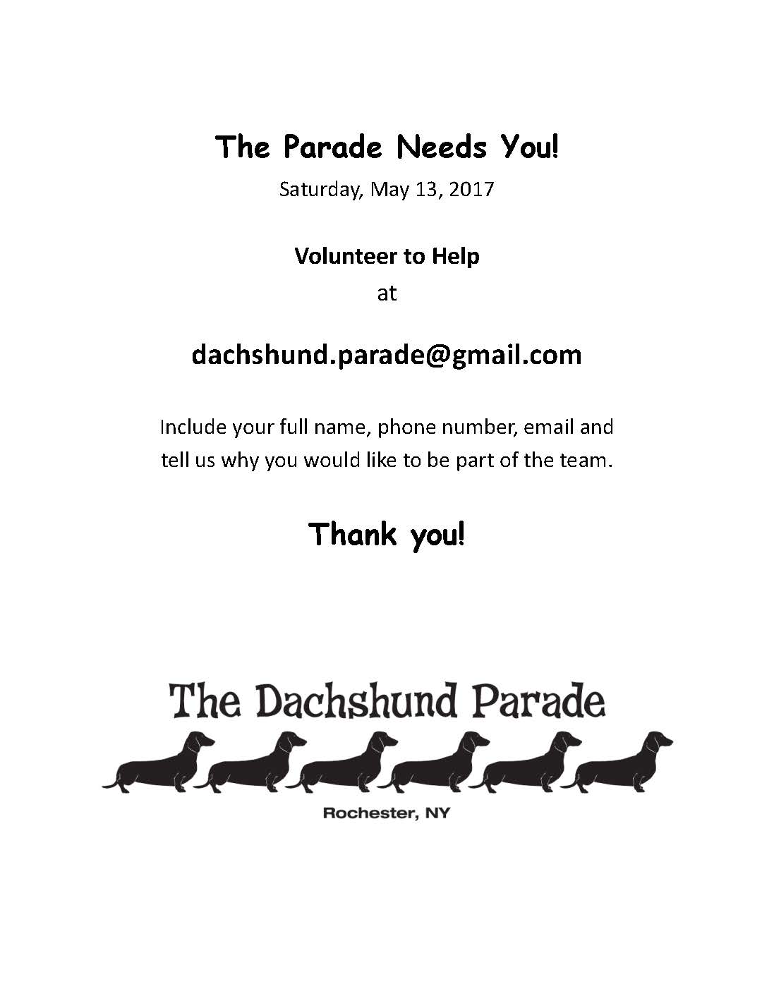 Rochester Dachshund Parade